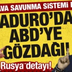 Maduro'dan ABD'ye gözdağı: 5 bin hava savunma sistemi bölgeye konuşlandırıldı!