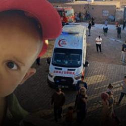 Kahreden kaza: Babasının kullandığı tırın altında kalan bebek defnedildi 