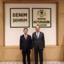 Kardeş şehir Şiyan Belediye Başkanı Niuping Başkan Altay’ı ziyaret etti