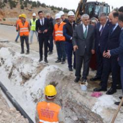 Milletvekili Özer ve Başkan Altay 38 mahallenin su sorununu çözecek projeyi inceledi