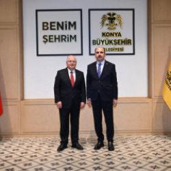 Milli Savunma Bakanı Güler, Konya Büyükşehir Belediye Başkanı Altay’ı ziyaret etti