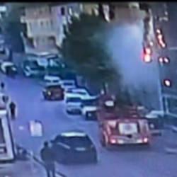 Kocaeli'de 6 kişiye mezar olan tesisteki yangının ilk anları kamerada