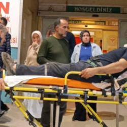 Korkunç kaza! Demir parçası yüzüne saplandı