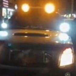 Hem ceza yedi hem ehliyetinden oldu! Çakarlı araca ibretlik ceza