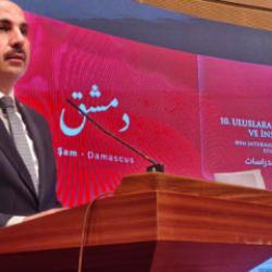 Şam'da sempozyuma katılan Başkan Altay'dan Gazze ve Kudüs mesajı