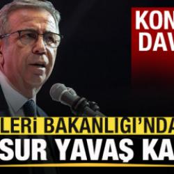 Son dakika:  İçişleri Bakanlığı'ndan Mansur Yavaş kararı! Yavaş'tan ilk açıklama