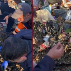 Düşürdüğü bilezikler için 40 ton çöpü aradı! İşte ilginç hadise...