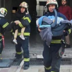 Denizli'de korkutan yangın! 17’si çocuk 21 kişi kurtarıldı