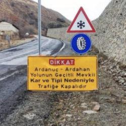 Ardahan-Ardanuç kara yolu kış boyunca ulaşıma kapalı olacak