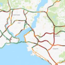 İstanbul'da yağmur trafiği kilitledi