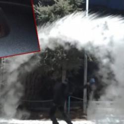 Kent buz kesti! Termometreler eksi 13'ü gösterdi