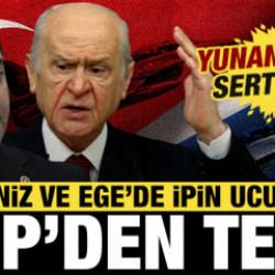 MHP'den Yunanistan'a çok sert uyarı: Akdeniz ve Ege'de artık ipin ucu kaçmıştır!