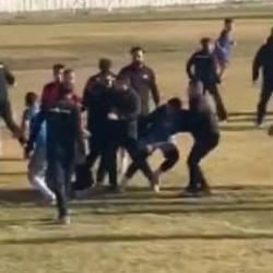 Amatör ligde iki takım arasında kavga: 4 futbolcu, 1 antrenör yaralandı