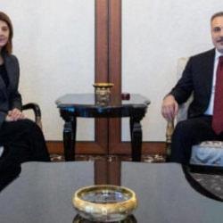 Bakan Fidan, BM Kıbrıs Temsilcisi Cuellar'ı kabul etti