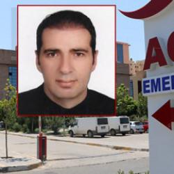 Hastane bahçesinde kahreden ölüm! Ali öğretmen hayatını kaybetti!