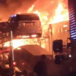 Japonya'da 50 araçlık zincirleme kaza