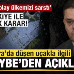 Libya Başbakanı Dibeybe'den Ankara'da düşen uçakla ilgili son dakika açıklaması