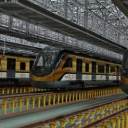 Yerli ve milli tren setinin 6'ncısı Gaziantep'e geldi