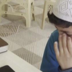 Hafız olan Yusuf, güzel haberi babasına gözyaşları içinde verdi