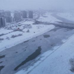 Kentte hayat dondu: Termometreler eksi 22 dereceyi gösterdi