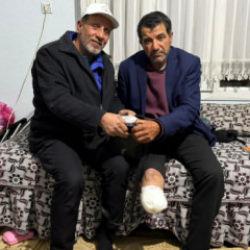 Yol kenarında ağlayan engelli vatandaşa hızır gibi yetişti