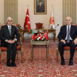 TBMM Başkanı Kurtulmuş, Portekiz Cumhuriyet Meclisi Başkanı Branco ile görüştü