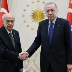 Cumhurbaşkanı Erdoğan, Bahçeli'yi Cumhurbaşkanlığı Külliyesi'nde kabul edecek 