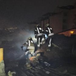 Eyüpsultan'da yangın: 1 ölü, 1 yaralı