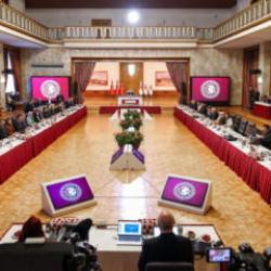 TBMM Başkanı Kurtulmuş, tarihi komisyon üyeleriyle görüştü