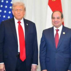 Trump, Davos'ta Mısır Cumhurbaşkanı Sisi ile görüştü
