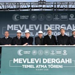 Konya Büyükşehir'in şehre kazandıracağı Mevlevi Dergahı’nın temeli atıldı