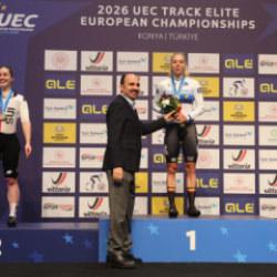 Konya'da Avrupa Pist Bisikleti Şampiyonası gururu: Dünya rekorları kırıldı