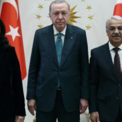 Cumhurbaşkanı Erdoğan, DEM Parti heyetini kabul etti