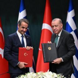 Cumhurbaşkanı Erdoğan, Miçotakis'i kabul etti: Ege ve Doğu Akdeniz'i konuştuk