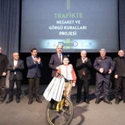 Trafikte Nezaket ve Görgü Kuralları Projesi meyve verdi