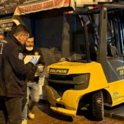 Kayseri'de ilginç hırsızlık: Forkliftle kuyumcuya daldı!