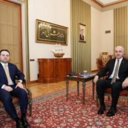 TBMM Başkanı Numan Kurtulmuş, Adalet Bakanı Akın Gürlek'i ağırladı