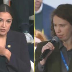 ABD Kongre üyesi Cortez'den İsrailli gazeteciye olay cevap: Soykırımın sebebi bu!