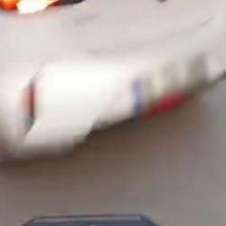 Motosikletin otomobile çarptığı kaza kask kamerasında