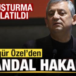 Özgür Özel'den skandal hakaret! Soruşturma başlatıldı
