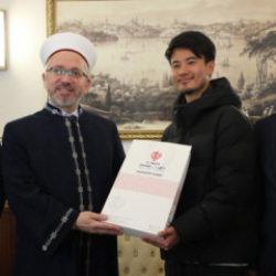 Dünya turuna çıkan Japon, bisikleti arızalanınca Gaziantep'te müslüman oldu