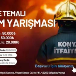 Konya Büyükşehir 'itfaiye' temalı resim yarışması düzenleyecek! İşte şartlar...