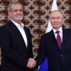 Putin Pezeşkiyan'la görüştü! 