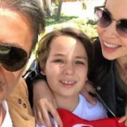 Ünlü çiftin oğulları yeni yaşına girdi