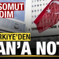 Son dakika: Türkiye'den İran'a nota!