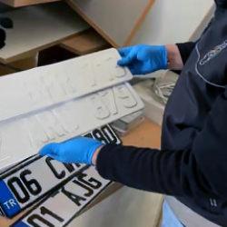 Sahte plaka basıp, satan şüphelilere operasyon; 4 tutuklama