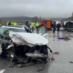 Konya'da korkunç kaza: Baba ve oğlu öldü, 4 kişi yaralandı!