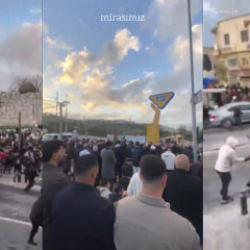 Mescid-i Aksa'da yasak! Müslümanlar bayram namazı kılarken saldırdılar!