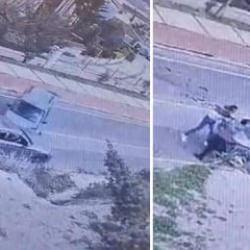 Çeşme'de kaza sonrası şoke eden yumruklu saldırı