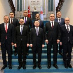 Adalet Bakanı Gürlek, Türkiye Barolar Birliği Başkanı Sağkan ile görüştü